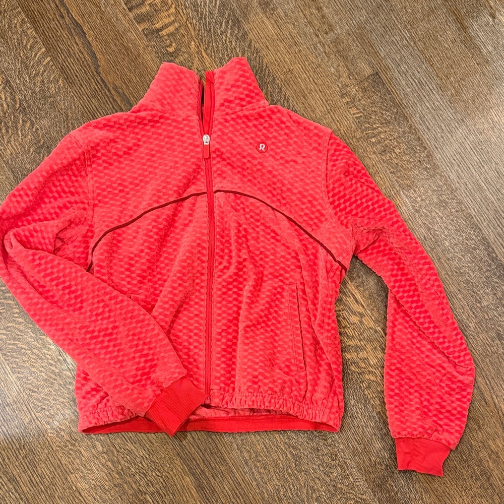 Lululemon Red Zip-Up jacket